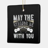 Violin - Moge de touwtjes bij je zijn Keramisch Ornament (Links)