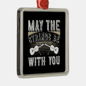 Violin - Moge de touwtjes bij je zijn Metalen Ornament (Rechts)