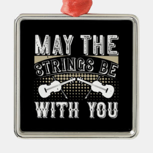 Violin - Moge de touwtjes bij je zijn Metalen Ornament