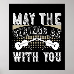 Violin - Moge de touwtjes bij je zijn Poster