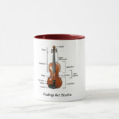 Violin Mok Brown Ringer (Midden)