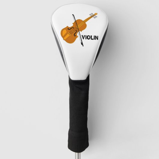 Violin Mok Golfheadcover (Voorkant)