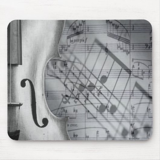 Violin Mousepad Muismat (Voorkant)