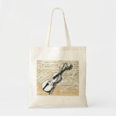  Violin Music Bag Tote Bag (Voorkant)