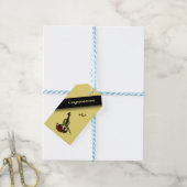 Violin Music Cadeaulabel (Met Touw)