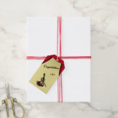 Violin Music Cadeaulabel (Met Touw)