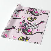 Violin Music Cadeaupapier (Uitgerold)