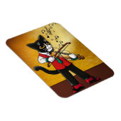 Violin Music Cat Magnet Magneet (Rechterzijde)