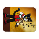 Violin Music Cat Magnet Magneet (Horizontaal)