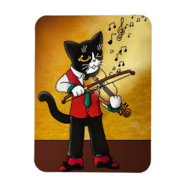 Violin Music Cat Magnet Magneet