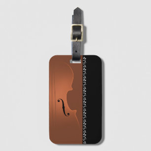 Violin Music Instrument Bagagelabel