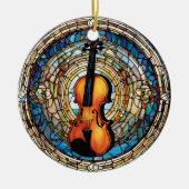 Violin Music Instrument Keramisch Ornament (Voorkant)