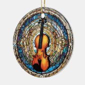 Violin Music Instrument Keramisch Ornament (Links)