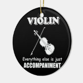 Violin Music Joke Funny Violinist Orchestra T Shir Keramisch Ornament (Links)