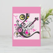 Violin Music Kaart (Staand voorkant)