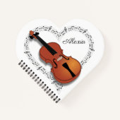 Violin Music Notitieboek (Voorkant)