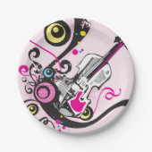 Violin Music Papieren Bordje (Voorkant)