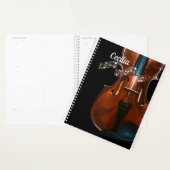 Violin Music Personalized Planner (Display)