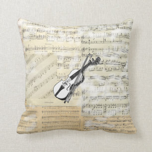 Violin Music Pillow Kussen