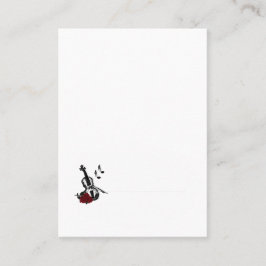 Violin Music Place Card Plaatskaartje