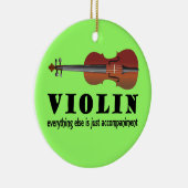 Violin Music Quote Ornament Gift (Rechts)