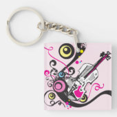 Violin Music Sleutelhanger (Voorkant)