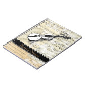 Violin Music Spiral-notebook Notitieboek (Linkerzijde)