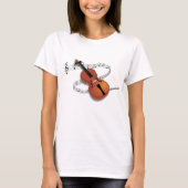 Violin Music T-shirt (Voorkant)