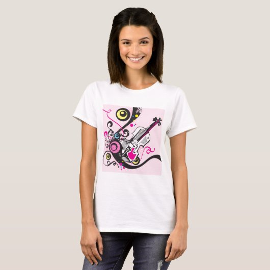 Violin Music T-shirt (Voorkant volledig)