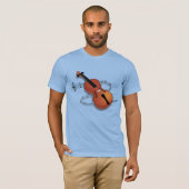 Violin Music T-shirt (Voorkant volledig)