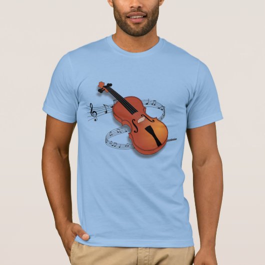 Violin Music T-shirt (Voorkant)