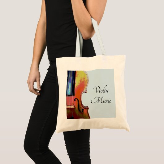 Violin Music Tote Bag (Voorkant (product))