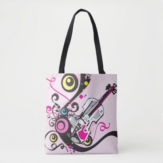 Violin Music Tote Bag (Voorkant)