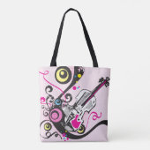 Violin Music Tote Bag (Achterkant)