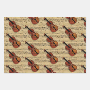 Violin  Music Trio Inpakpapier Vel