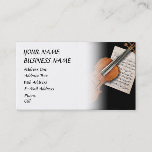 Violin - Music Visitekaartje