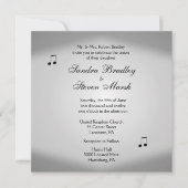 Violin Music Wedding Uitnodiging (Voorkant)