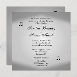 Violin Music Wedding Uitnodiging