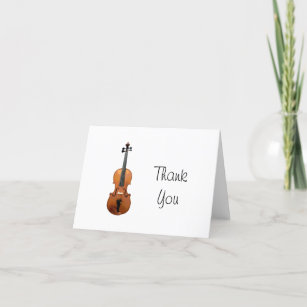 Violin Musical Cute Bedankt