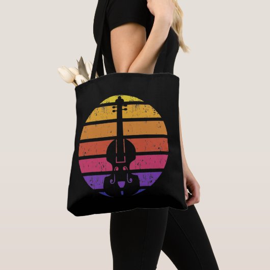  Violin Musical Instrument Violinist Music Tote Bag (Dichtbij)