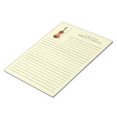 Violin Musician leraar String Orchestra Notitieblok (Schuin)