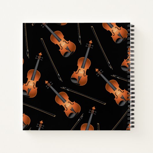 Violin Musician leraar String Orchestra Notitieboek (Achterkant)