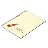 Violin Musician leraar String Orchestra Notitieboek (Linkerzijde)