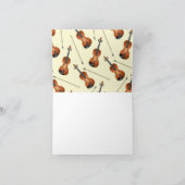 Violin Musician leraar String Orchestra Notitiekaartje (Binnen)