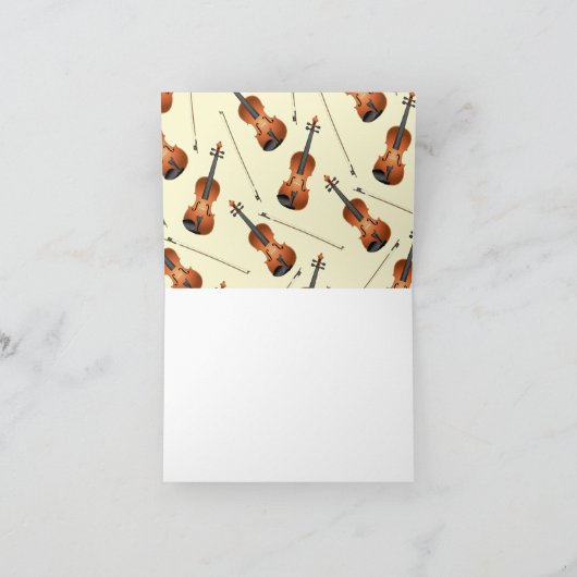 Violin Musician leraar String Orchestra Notitiekaartje (Binnen)