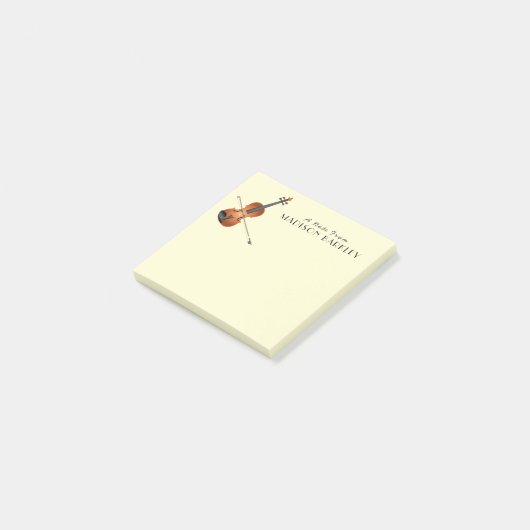 Violin Musician leraar String Orchestra Post-it® Notes (Schuin)