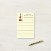 Violin Musician leraar String Orchestra Post-it® Notes (Op bureau)