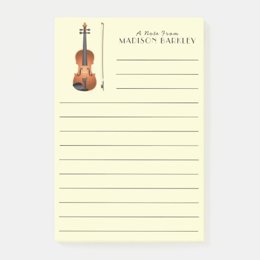 Violin Musician leraar String Orchestra Post-it® Notes (Voorkant)