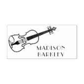 Violin Musician leraar String Orchestra Rubberstempel (Afrduk)