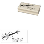 Violin Musician leraar String Orchestra Rubberstempel (Gestempeld)